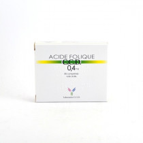 Laboratoire C.C.D. – Folic Acid 0.4 mg Tablets – Pack of 30