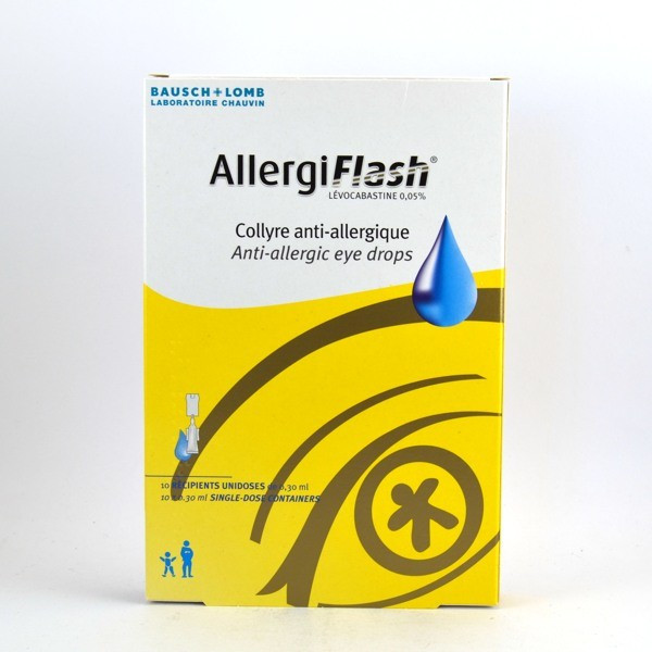 Allergiflash, anti-allergy eye drops, 10 single-doses