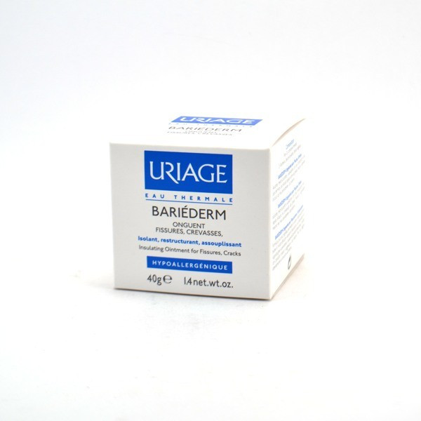Bariederm Ointment for Cracks and Crevices, 40g Jar, Uriage