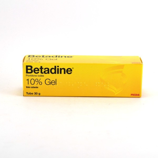 Betadine MEDA 10% Gel, 30g tube