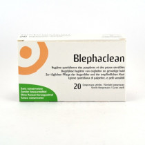Blephaclean 20 Compresses Stériles Pour L'Hygiène des Paupières