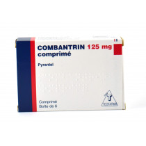 Combantrin 125 mg Pyrantel - Traitement des parasitoses telles que l’ascaridiose, de l’oxyurose et de l’ankylostomiase - Boite D