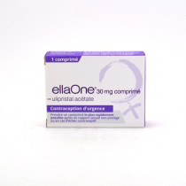 Ellaone 30mg Comprimé, Ulipristal Acetate, Contraception d'urgence
