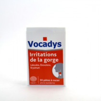 Cooper – Vocadys Sore Throat Lozenges (Lidocaine/Enoxolone/Erysimum) – Pack of 30