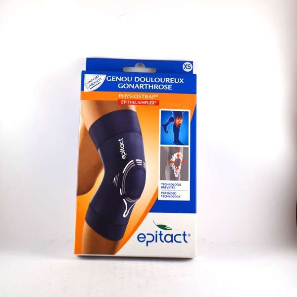 Proprioceptive PhysioStrap Knee Support with Epithelium flex - Epitact - Size XS