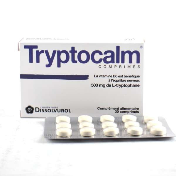 Tryptocalm 500mg of L-Tryptophan, 30 Tablets, Dissolvurol for a better spirit, sleep