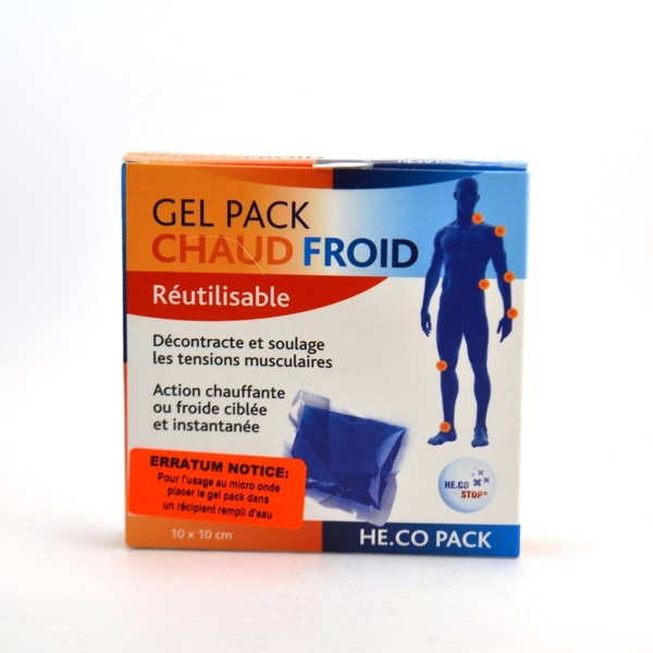 HE.CO PACK Hot / Cold - Reusable Pack - 10 x 10 cm ref 7642