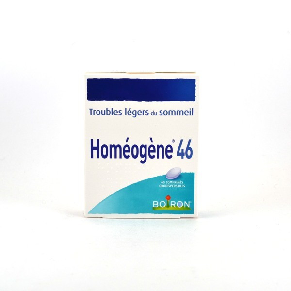 Boiron Homéogène 46 – for sleeping problems – 60 melt-in-the-mouth tablets