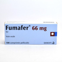 Fumafer 66 mg, Fer, 100 Comprimés Pelliculés