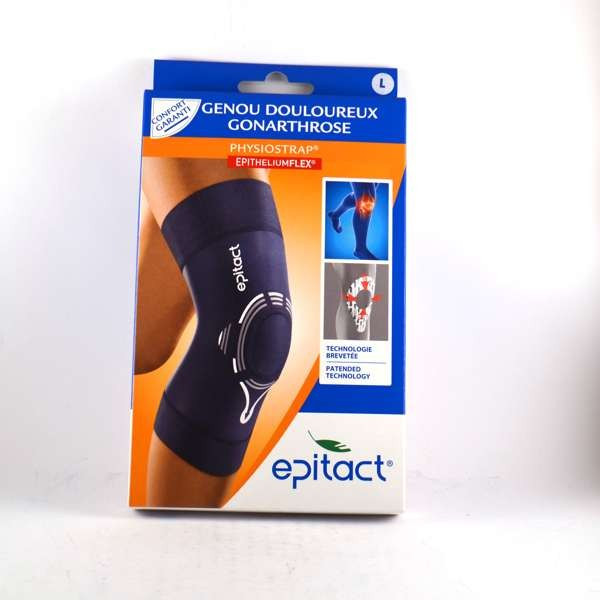 Proprioceptive PhysioStrap Knee Support with Epithelium flex - Epitact - Size L