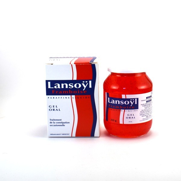 Lansoyl Liquid Paraffin 78.23%, for occasional constipation, 225g pot