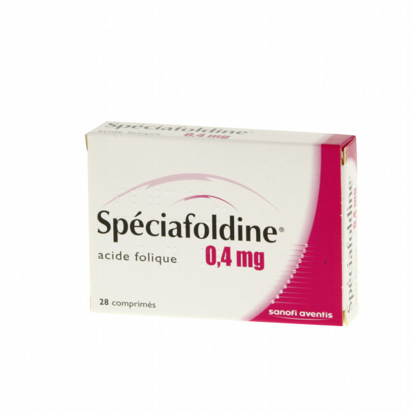 Speciafoldine 0.4 mg Folic Acid - 28 Tablets