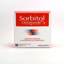 Sorbitol Delalande 5g Constipation Digestion Difficile, 20 Sachets Dose