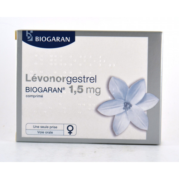 Levonorgestrel 1.5mg BIOGARAN - 1 tablet - Emergency Contraception