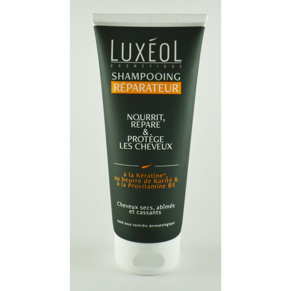 Luxéol Repairing Shampoo - Nourishes, Repairs & Protects Hair - 200 ml Tube