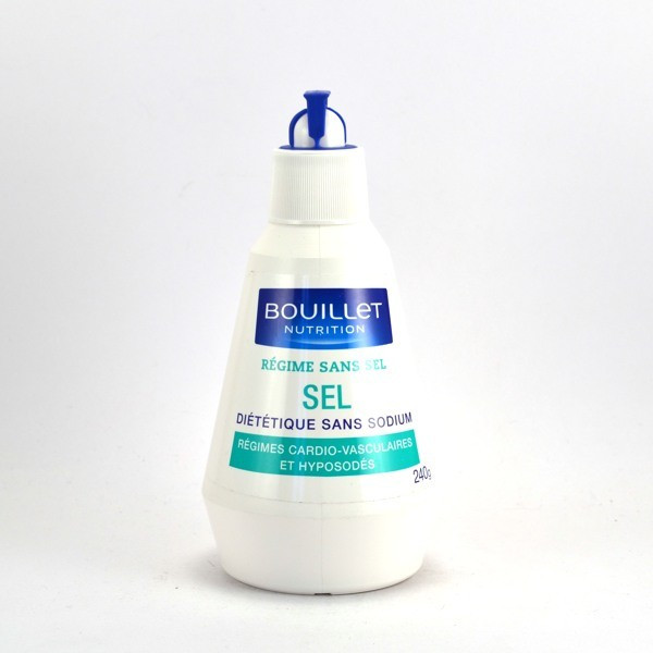 Sodium Free Dietary Salt, Bouillet Nutrition - 240 g