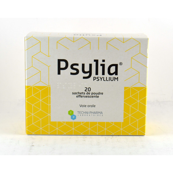 Psylia Laxative, powder to dissolve, box of 20 sachets
