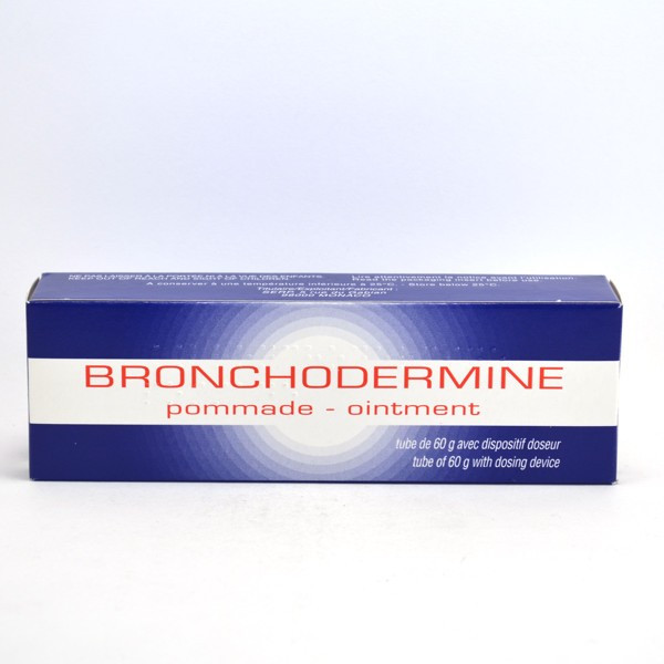 Bronchodermine Ointment, 60g tube with measurer