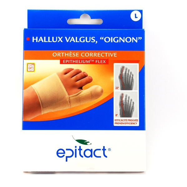 Epithelium Flex Corrective Splint for Hallux Valgus, Size L, Epitact, Bunion, 1 item