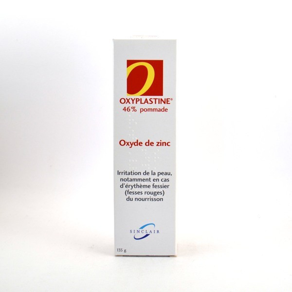 Oxyplastin 46% Zinc Oxide Ointment, 135G, Skin Irritation, Buttock Erythema