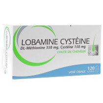 Lobamine-Cystéine - Chute des cheveux , 120 Gélules