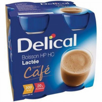 Delical, classic coffee milk drink, 4 x 200ml