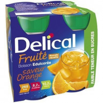Délical boisson fruitée saveur orange édulcorée sans sucres