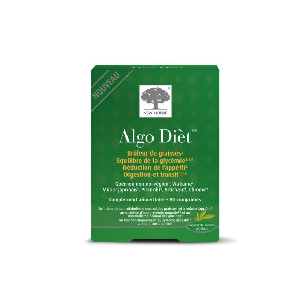 Algo Diet - Fat Burner - Nutritional Supplement - 90 tablets