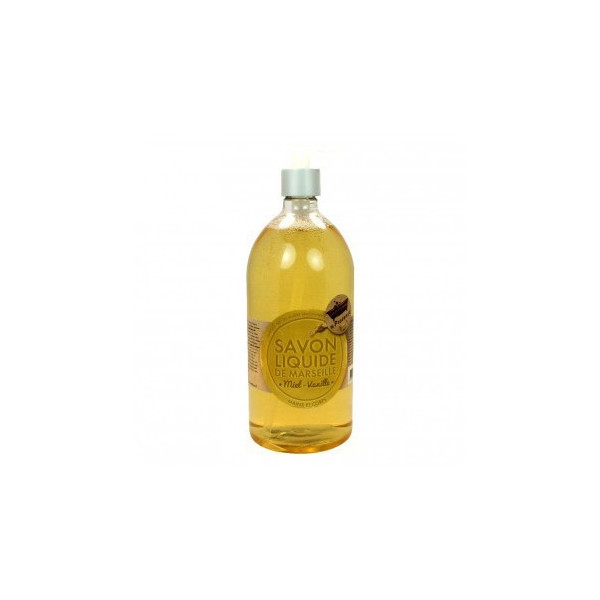 Les Petits Bains de Provence - Liquid Marseille Soap - Vanilla Honey - Hands and Body - 1 L