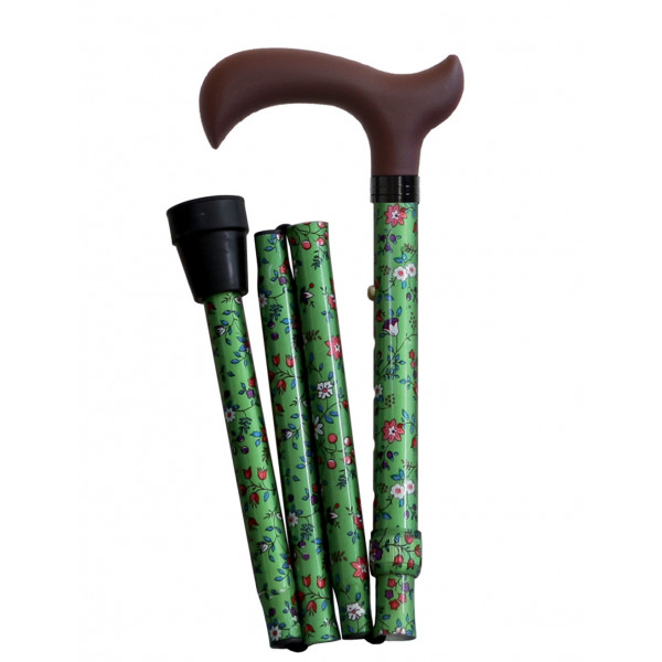 light green Folding cane 