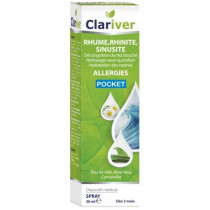 Rhume Rhinite Sinusite - Allergies - Dès 3 mois - Clariver - 30 ml