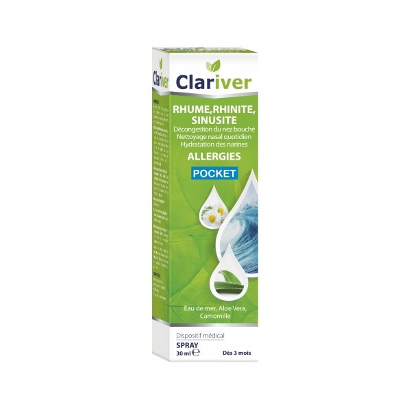 Cold Rhinitis Sinusitis - Allergies - From 3 months - Clariver - 30 ml