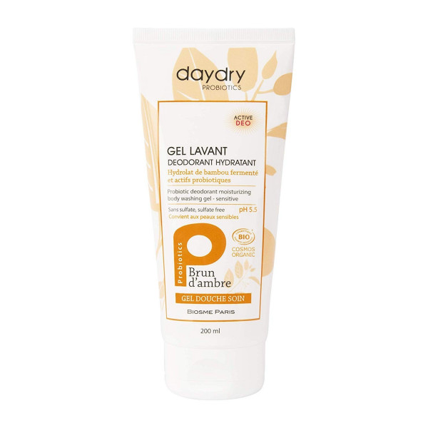 Daydry - Gel Lavant - Déodorant Hydratant - Brun d'Ambre 200 ml