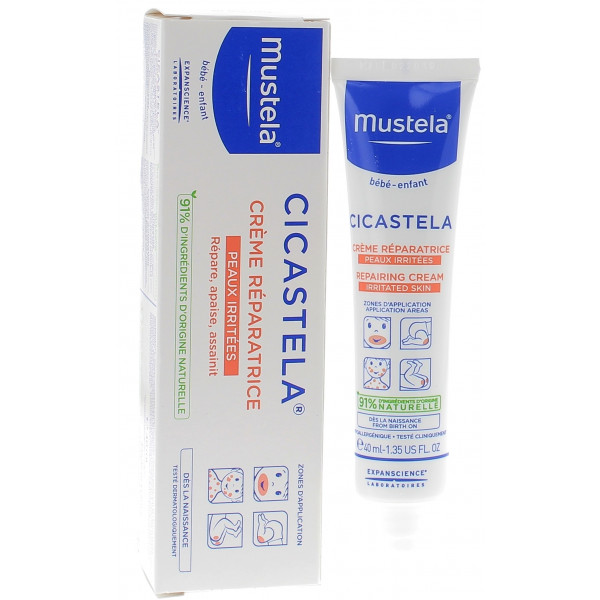 Cicastela Repairing Cream Irritated Skin From Birth