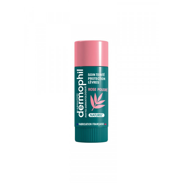 Organic Lip Stick - Sensitive Lips - Powder Pink - Indian Dermophil - 4 g