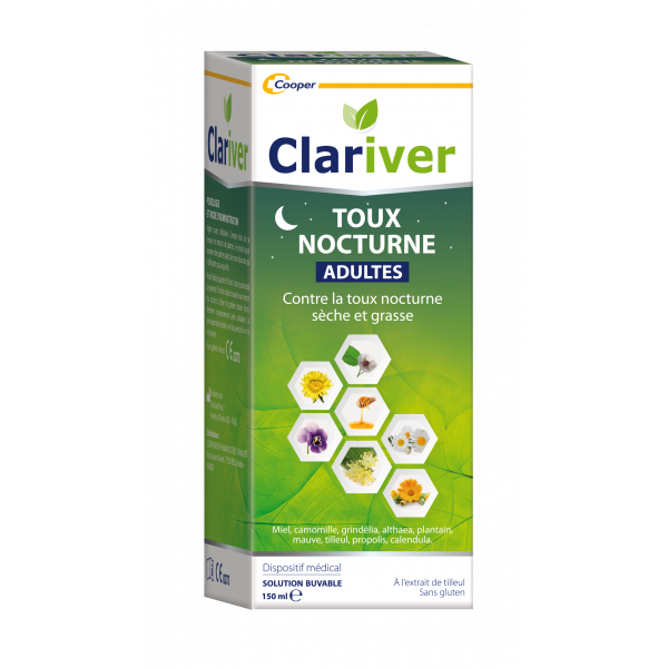 Toux Nocturne Adultes - Clariver - 150 ml