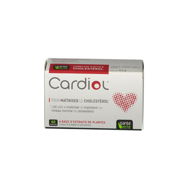 Cardiol - Control Cholesterol - Plant Extracts - 60 Tablets