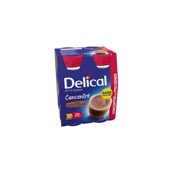 Delical Lactose Free Chocolate Drink 4x200ml