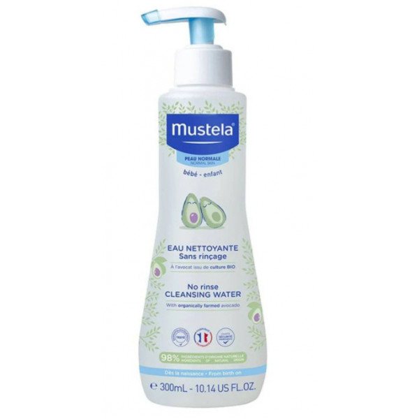 Cleansing Water Without Rinsing - Face and Seat - Normal Skin - Mustela - 300 ml