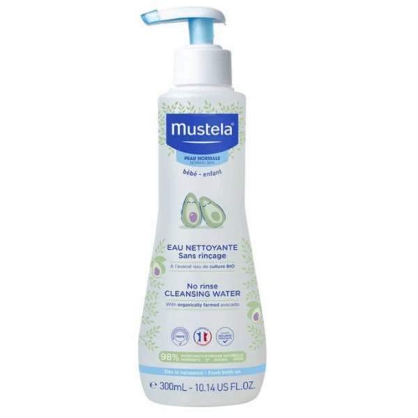 Cleansing Water Without Rinsing Face And Seat Normal Skin Mustela 300 Ml