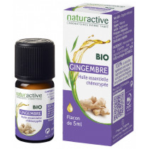 Organic Ginger Essential Oil, Naturactive, 5 ml