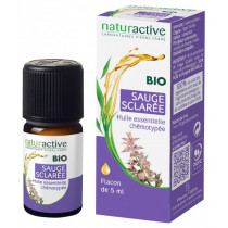 Organic Clary Sage Essential Oil, Naturactive, 5 ml