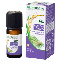 Organic Lemongrass Essential Oil, Naturactive, 10ml