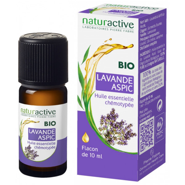 Organic Spike Lavender Essential Oil - Naturactive - 10 ml