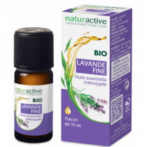Organic Fine Lavender Essential Oil, Naturactive, 10 ml
