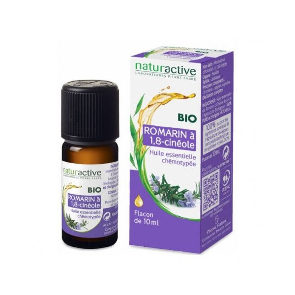 Huile Essentielle Romarin à 1,8-Cinéole Bio Naturactive 10 ml