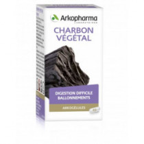 Arkogélules Charbon Végétal, Digestions Difficiles, Ballonnements, Flacon de 45 Gélules