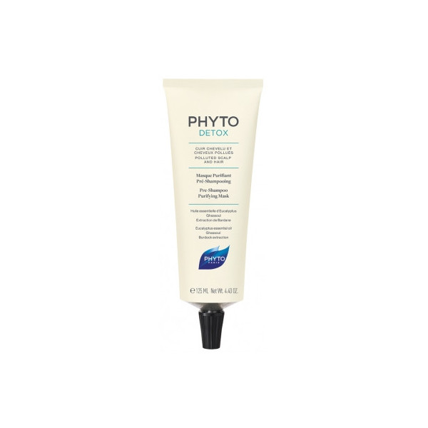 Masque Purifiant Pré-shampooing - Cheveux Pollués - PhytoDetox - 125ml