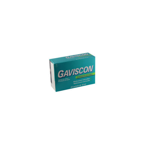 Gaviscon Antacid Solution – gastro-oesophageal reflux relief (24 x 10 ml Sachets)