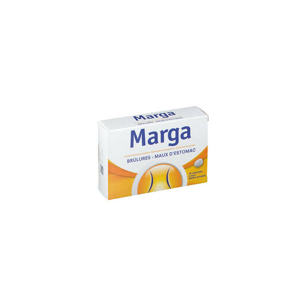 Marga Maux d'Estomac - 48 Comprimés à Sucer